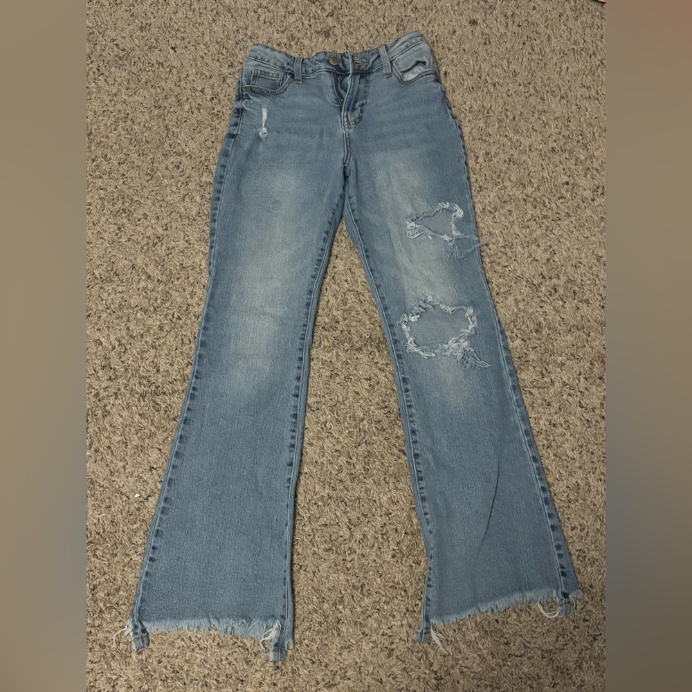 No Boundaries Light Blue Straight Leg Jeans
